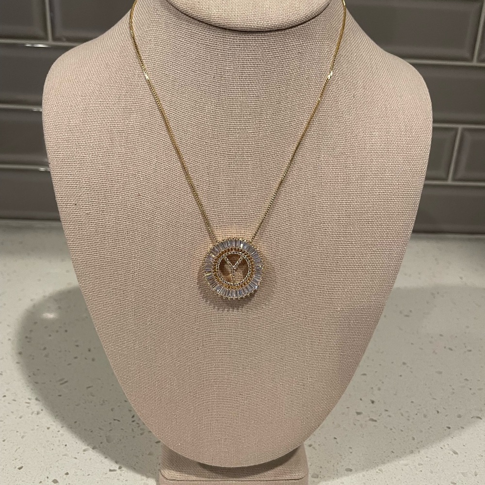 Y Letter Necklace